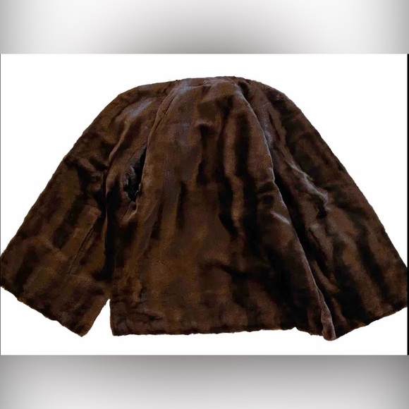 Kimono Satin & Faux Mink Fur Reversible Vintage Asian jacket - Picture 14 of 16